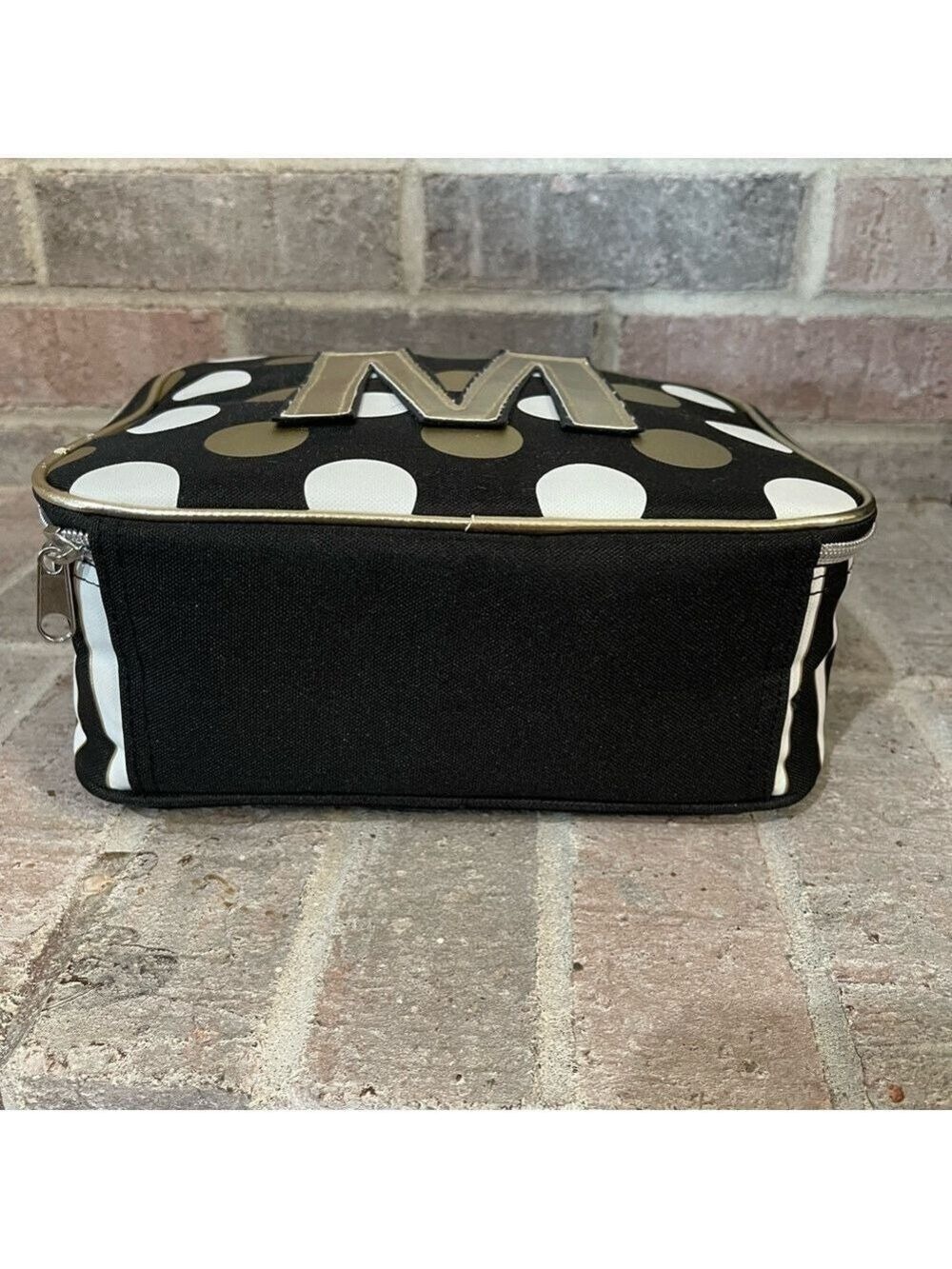 Justice Black and Gold Polka Dot Cosmetic Bag - Picture 9 of 10
